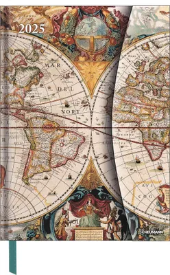 Produktbild von Antique Maps 2025 - Diary - Buchkalender - Taschenkalender - 16x22