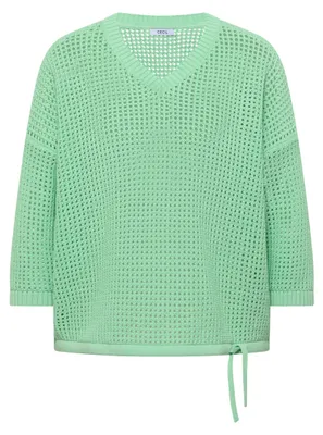 Produktbild von Cecil (304) TOS_Crochet V-neck juicy lime juicy lime XL