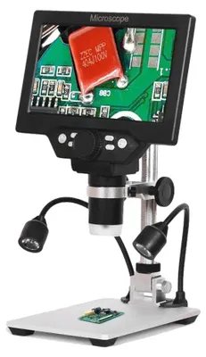 Productafbeelding van Digitale microscoop, 7-inch LCD-scherm, 12MP camera, vergroting: 1-1200x