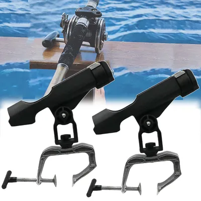 Immagine prodotto di 2 supporti per canne da pesca, portacanne con rotazione a 360 gradi