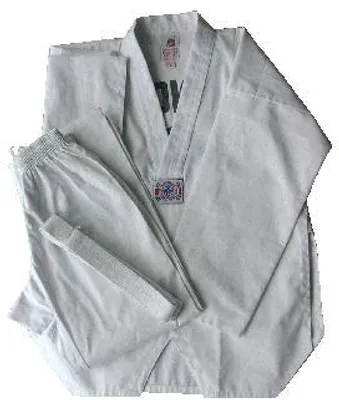 Produktbild von Taekwondo Anzug Seoul mit Rückendruck, Mischgewebe, 200 cm