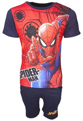 Produktbild von Schlafanzug Shorty Spider-Man Dunkelblau 98 cm