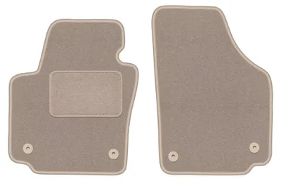 Image de Tapis avant en moquette pour Seat Altea XL 08.2008-2015 (monospace) – 2 pièces, beiges, sur mesure – Wielganizator LUX
