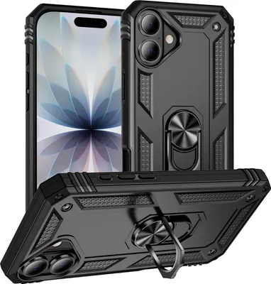Immagine prodotto di Custodia per telefono cellulare Armor Shield per Apple iPhone 17 Custodia ultra ibrida Custodia protettiva, nera
