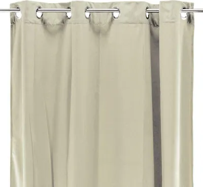 Obrázok produktu pre Zamatová záclona 100% polyester - svetlo béžová 140x250 cm