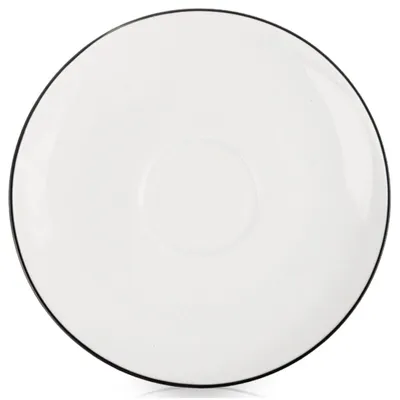 Produktbild von Porzellanuntertasse, weiß, 13 cm, spülmaschinenfest
