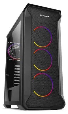 Immagine prodotto di Nox Hummer Quantum vetro temperato USB 3.0 ARGB