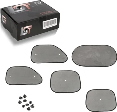Produktbild von Sonnenschutz Set 5 teilig UV-Schutz durchsichtig Abdeckung für Citroen Peugeot