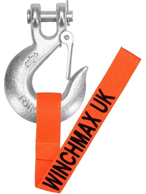 Clevis-Haken 3/8" für Winden bis 14.000 lb, verzinkt