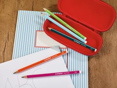 Produktbild von Bleistift - STABILO Trio dick in pink - Einzelstift - Härtegrad HB