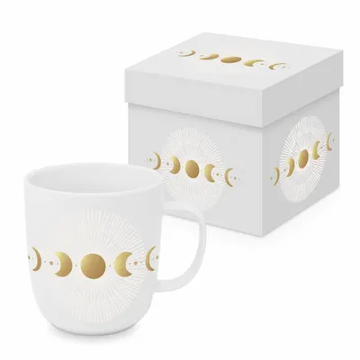 Immagine prodotto di PPD Luna & Solis Matte Mug, in Geschenkbox, Henkelbecher, Kaffeebecher, Becher, Tasse, New Bone China, 400 ml, 161402309