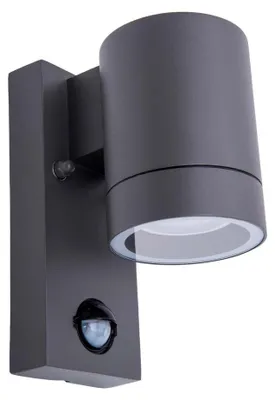 Obrázek produktu pro Venkovní nástěnné svítidlo, detektor pohybu, antracit, V 12,5 cm