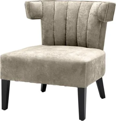 Produktbild von Casa Padrino Luxus Sessel Grau Schwarz - Designer Möbel