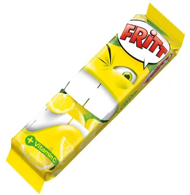 Productafbeelding van Fritt Citroen Smaak, oplosbare kauwgom, 70 gram