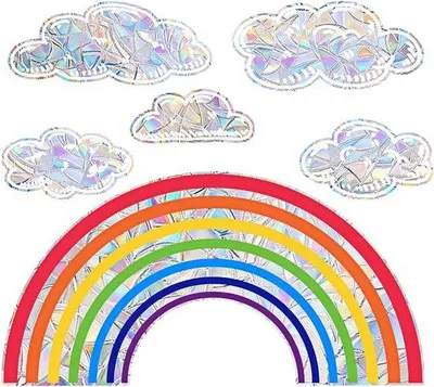 Produktbild von Regenbogen raamfolie Vogelbescherming Zonnevanger (30 x 40 cm)