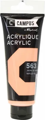 Zdjęcie produktu dla Farba akrylowa 100 ml - żółcień neapolitańska nr 563