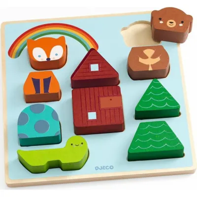 Immagine prodotto di DJECO Puzzle degli animali del bosco 11 pezzi
