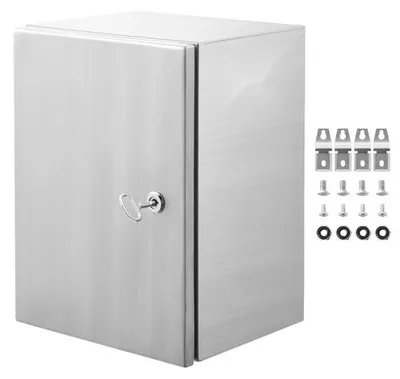 Zdjęcie produktu dla 24" x 20" x 8" obudowa elektryczna IP66 ze stali nierdzewnej - puszka do montażu naściennego