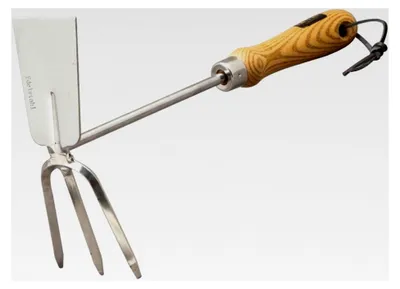Produktbild von Doppelhäckchen ClassicLine, Edelstahl mit Holzgriff