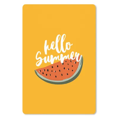 Produktbild von MuchoWow® Mauspad Mousepad Wassermelone - Sommer - Weiß 40x60 cm - Mousepads - Maus Mat - Pad - Mausunterlage - Schreibtisch Accesoire