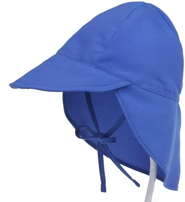 Produktbild von Kinderzonnehut - Uni - Baby- und Kleidung - Mit Nackenschutz - UV-Schutz 50+ - Sommerhut - Klettverschluss - Kopfbedeckung - Schutz vor der Sonne und Sonnenhut - Outdoor - atmungsaktives Netz - L (Kopfumfang 48-54 cm)