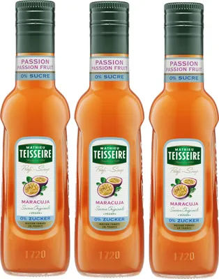 Produktbild von Teisseire Getränke-Sirup Maracuja 0% Zucker 0,25L (3er Pack)