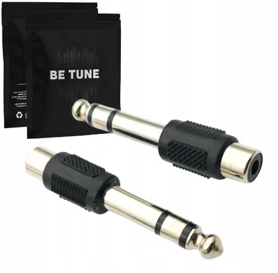 Produktbild von Betune CINCH JACK 3-pin Stereo Adapter Kabel 6,3mm HQ
