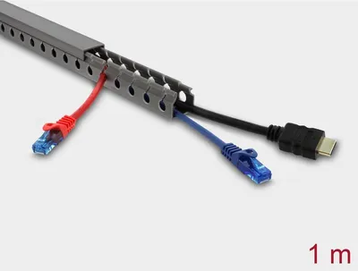 Obrázek produktu pro DELOCK Verdrahtungskanal 25 x 25 mm - Länge 1 m grau