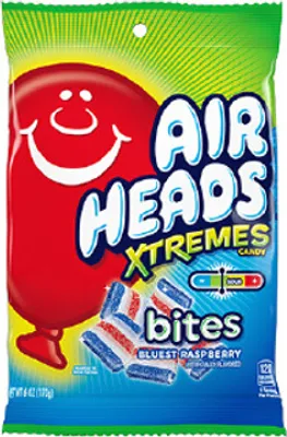 Produktbild von Airheads Xtremes Bites Blue Raspberry (12 x 170g)