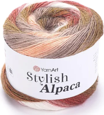 Image de YarnArt Stylish Alpaca Garn : 75% Acryl, 25% Alpaka, riche et chaud, 525m/150g