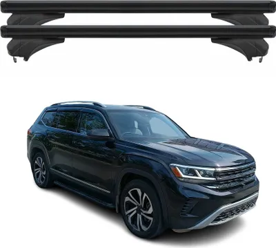 Produktbild von Menabo Dachträger Grundtäger für VW Atlas 2019-2025 Aluminium Schwarz 2 tlg