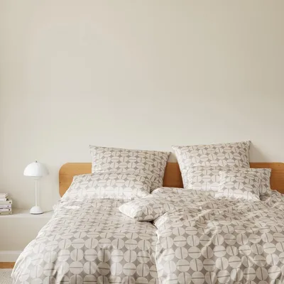 Produktbild von elegante Mako Jersey Bettwäsche Soho 135x200 cm + 80x80 cm sand