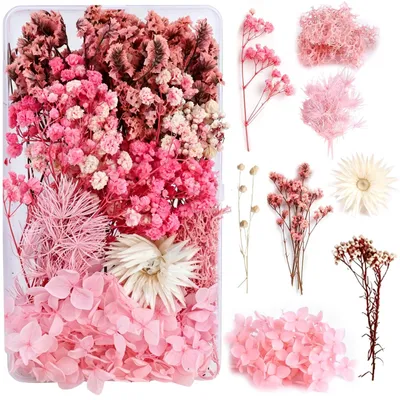 Getrocknete Blumen Set für DIY Epoxidharz, Scrapbooking, Dekoration