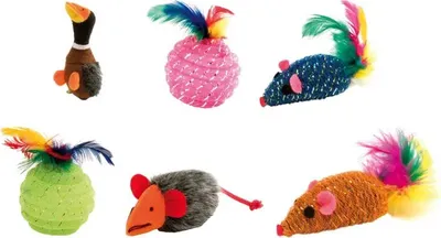 Image de Ferplast Jouets Pour Chats Pa 5017 Assortiment