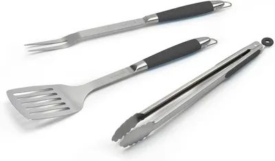 Produktbild von Barbecook Black Pepper Set Gabel, Wender und Zange