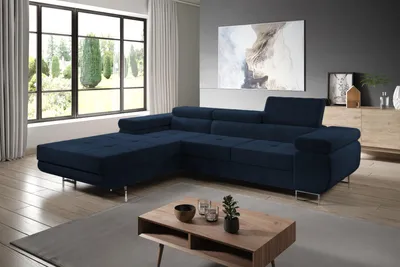 Produktbild von FurMeb24 - Ecksofa MANDANA L - LINKE SEITE , Sofa mit  Bettk€sten und Schlaffunktion - MONOLITH 77
