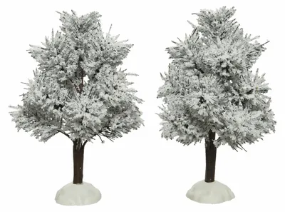 Produktbild von Lumineo Weihnachtsdeko Baum 9 x 9 x 14 cm piniengrün