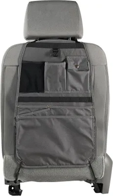 Produktbild von Famanu Autositz Organizer aus strapazierfähigem Nylon - Universeller Rücksitz Organizer mit mehreren Fächern