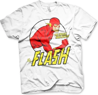 Produktbild von The Flash - Fastest Man Alive T-Shirt - Small - White