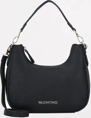 A black Valentino Bags handbag is shown against a plain white background.