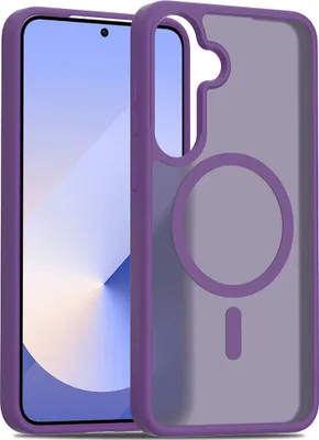Produktbild von Magnetisch Hülle für Samsung Galaxy S25+ / S24+, Kompatibel mit MagSafe, Transluzente Matt Rückseite Stoßfeste Handyhülle Lila