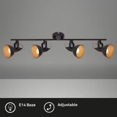 Produktbild von LED Deckenstrahler Wohnzimmer Deckenleuchte LED Spot Leuchte Retro Schwenkbar