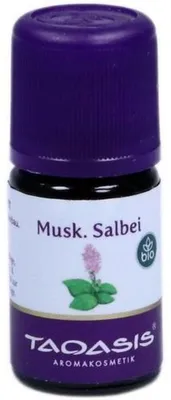 Productafbeelding van TAOASIS Muscatellersalie, biologische kwaliteit, 5 ml etherische olie
