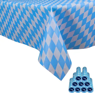 Produktbild von Sensalux Tischdecke, abwaschbar, Vorteilspack, 10 Stück, 1m x 1m, Bayern