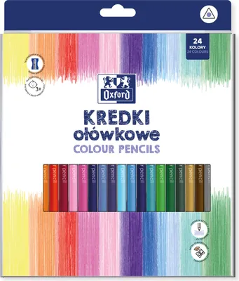 Zdjęcie produktu dla Nd39_527008 Kredki Olo 24Kol/180 Troj Regular Oxf