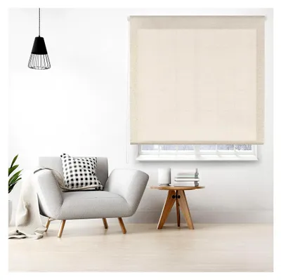 Produktbild von Lino Rollo, lichtdurchlässig, Leinenstruktur, 180 x 200 cm (B x L)