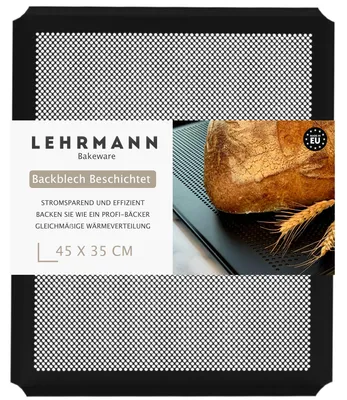 Backblech 45x35 cm, PFAS-frei, antihaftbeschichtet, perforiert