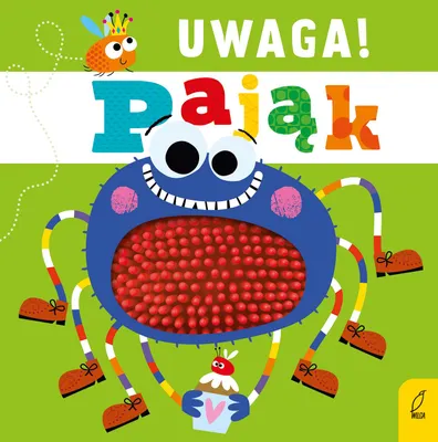 Produktbild von Książeczka dotykowa Uwaga! Pająk dla dzieci