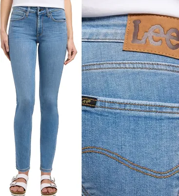 Produktbild von LEE Damen, Jeanshosen Skinny fit, HIGH RISE SKINNY, W29 L33, Blau, Jeans, baggyjeans, buggy