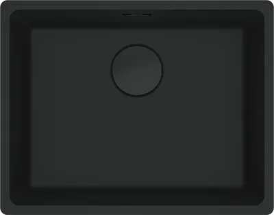 Produktbild von Franke Maris Unterbauspüle Fragranitbecken MRG 110-52 Black Matt Handbedienung  ab 60 cm 125.0683.233 - inkl.